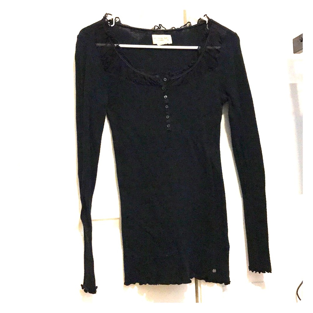 Lacy long sleeve top